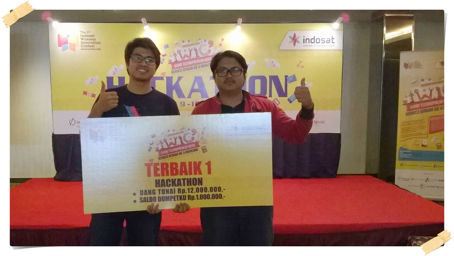 Mahasiswa DTETI Raih Juara Hackaton Indosat 2015 Lewat Aplikasi