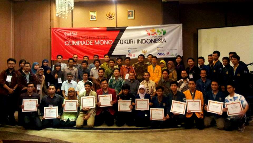 Juara 3 kategori Home Lomba Inovasi Produk Enjinia Nusantara (LIPEN) 2014
