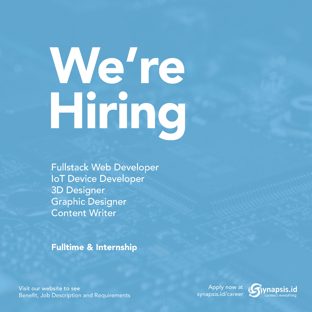 Fulltime & Internship di Synapsis.id