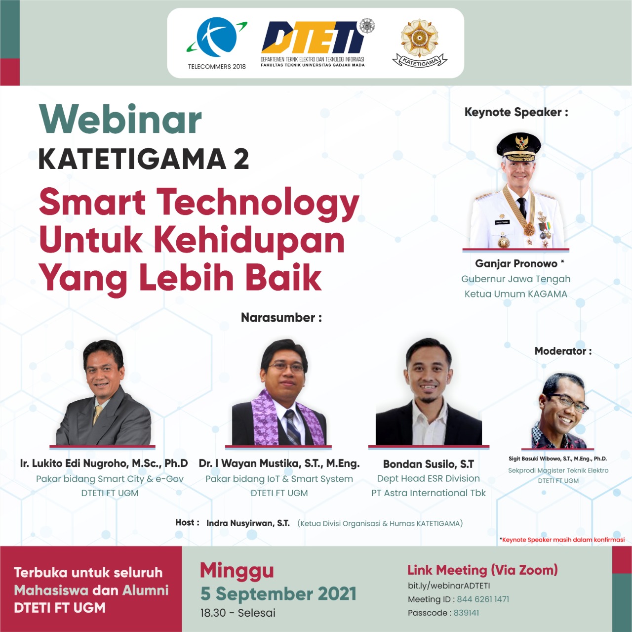 Webinar KATETIGAMA #2 Smart Technology untuk Kehidupan yang Lebih Baik