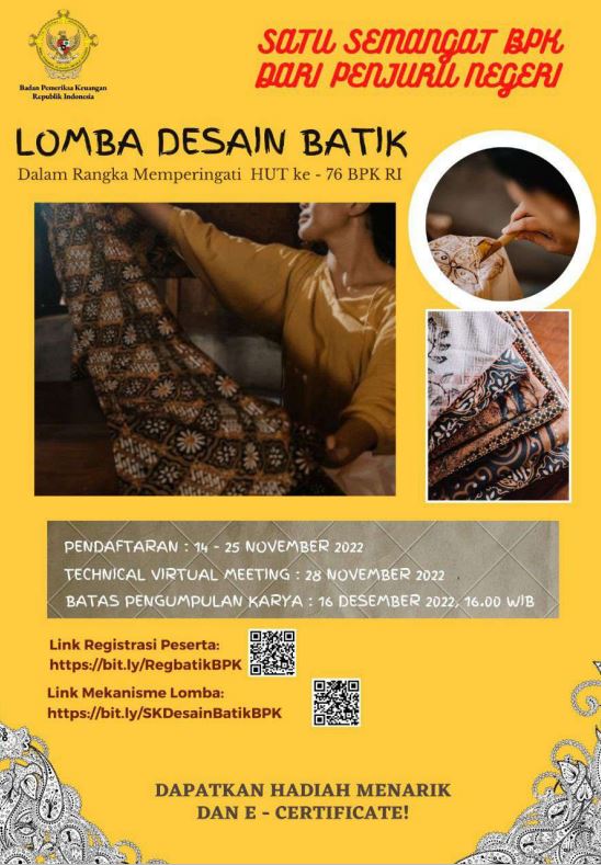 Lomba Desain Batik BPK RI 2022